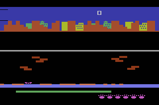 Pursuit of the Pink Panther atari screenshot