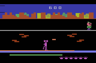 Pursuit of the Pink Panther atari screenshot