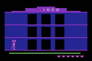 Pursuit of the Pink Panther atari screenshot