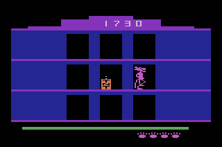 Pursuit of the Pink Panther atari screenshot