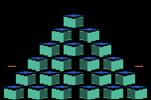 Q*bert atari screenshot