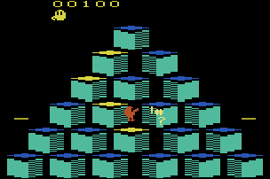 Q*bert atari screenshot