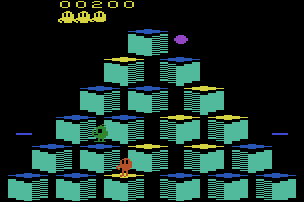 Q*bert atari screenshot