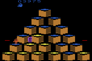 Q*bert atari screenshot