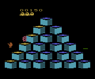 Q*bert atari screenshot