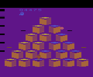 Q*bert atari screenshot