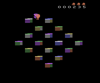 Q*bert's Qubes atari screenshot