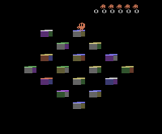 Q*bert's Qubes atari screenshot
