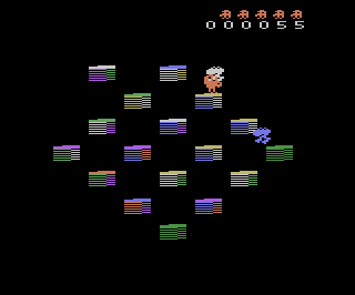 Q*bert's Qubes atari screenshot