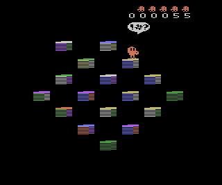 Q*bert's Qubes atari screenshot