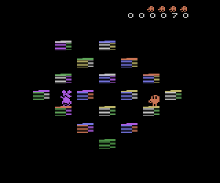 Q*bert's Qubes atari screenshot