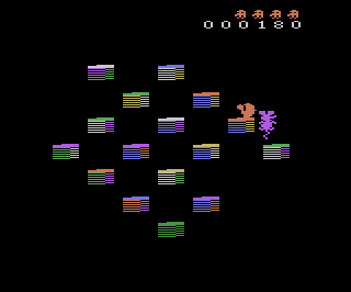 Q*bert's Qubes atari screenshot