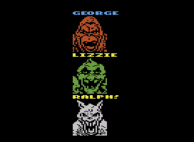 Rampage atari screenshot