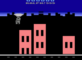 Rampage atari screenshot