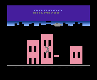 Rampage atari screenshot
