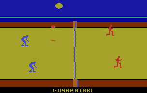 RealSports Volleyball atari screenshot