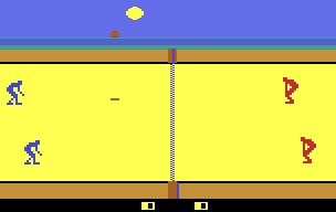 RealSports Volleyball atari screenshot