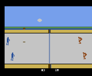 RealSports Volleyball atari screenshot