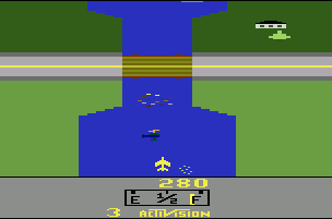 River Raid atari screenshot