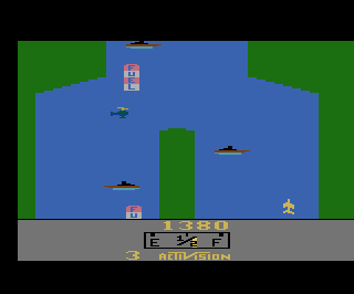 River Raid atari screenshot