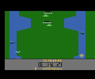 River Raid atari screenshot