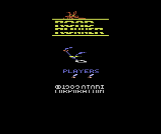 Road Runner atari screenshot