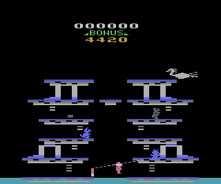 Roc 'n Rope atari screenshot