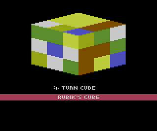 Rubik's Cube 3-D atari screenshot