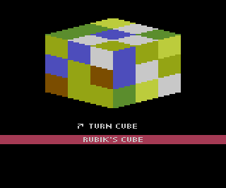 Rubik's Cube 3-D atari screenshot