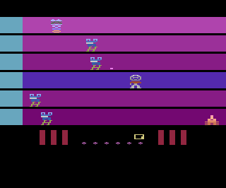 Saboteur atari screenshot