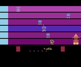 Saboteur atari screenshot