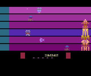 Saboteur atari screenshot