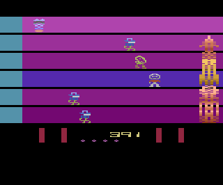 Saboteur atari screenshot