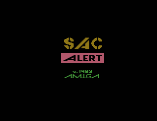 S.A.C. Alert atari screenshot