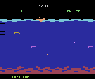 Sea Monster atari screenshot