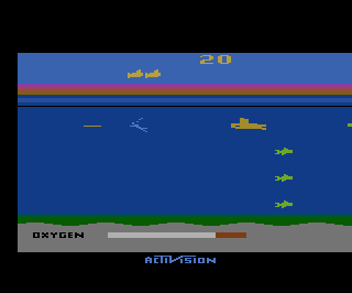 Seaquest - Rettung aus der Tiefe atari screenshot