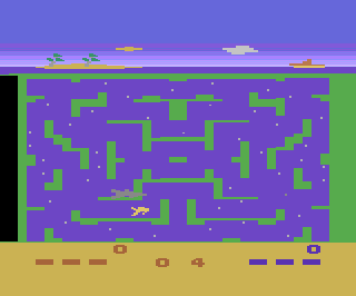Shark Attack atari screenshot