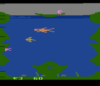 Skin Diver atari screenshot