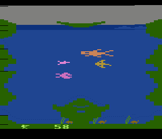 Skin Diver atari screenshot