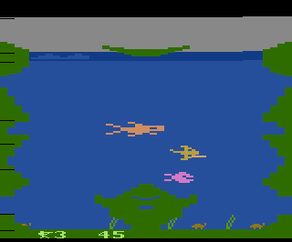 Skindiver atari screenshot