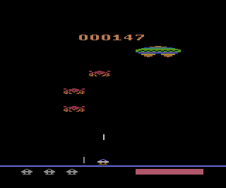 Sky Alien atari screenshot