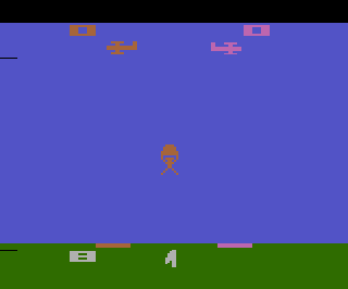 Sky Diver atari screenshot