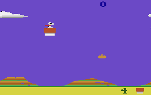 Snoopy and the Red Baron atari screenshot