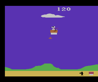 Snoopy and the Red Baron atari screenshot