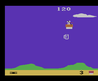 Snoopy and the Red Baron atari screenshot