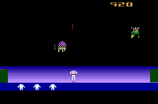 Space Cavern atari screenshot