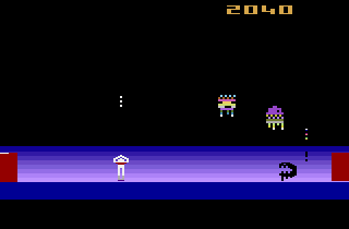 Space Cavern atari screenshot