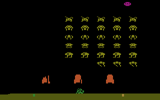 Space Invaders atari screenshot