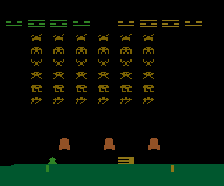Space Invaders atari screenshot