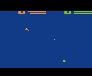 Space War atari screenshot